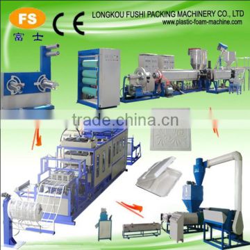 disposable polystyrene foam ceiling board vacuum forming machine