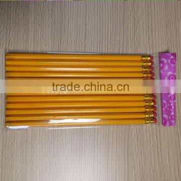 Hexagonal bulk wooden pencil with low price