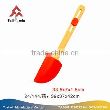 Silicone baking spatula