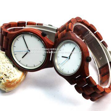 2017 Wood Watch Shenzhen Wooden Factory Red Sandal Wood Watches photo-2