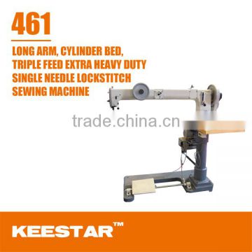 Keestar 461 Cylinder Bed Triple Feed Heavy Duty Super Long Arm Sewing Machine