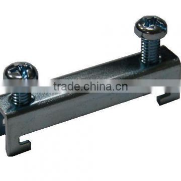 TA-002H Shining 35mm Zinc Plating Din Rail End Cap Mounting Clamp