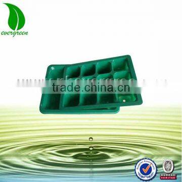 Hot sale 12 cells PS seed tray with base green color