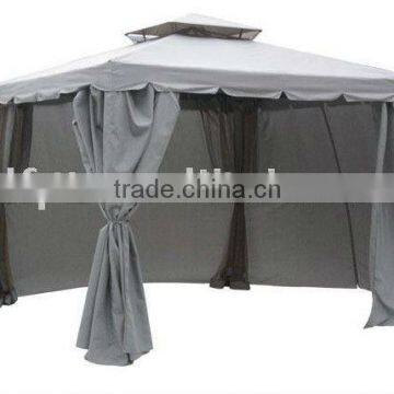 Gazebo with metal roof