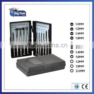 Set hex key wrenches precision screwdriver phillips precision screwdriver slotted
