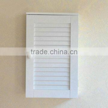 White Wooden Storage Cabinet with Single Shutter Door White Bathroom Cabinet White Wooden Wall Cabinet