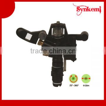 Plastic water irrigation sprinkler gun