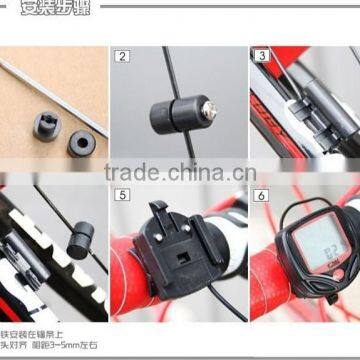 2015 Most Popular Promotion Multifunction Mountain Bike Waterproof Cycle Computer LCD Display Bicycle Computer photo-6