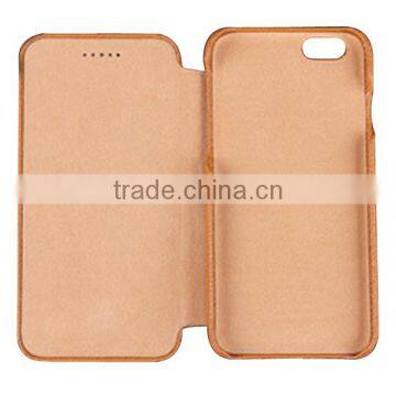 2017 High Quality New Design Real Leather Phone Leather Case, Leather External Have Card Slot Wallet For IPhone6 photo-3