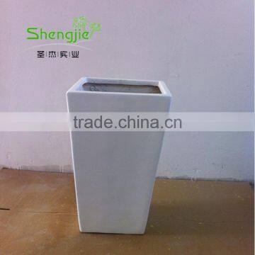 SJLJ013684 wholesale garden pot good quality fiberglass flower pot