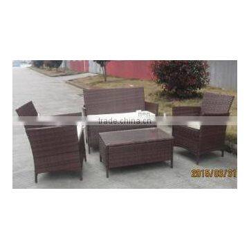 Stock Lots Outdoor Furniture KD Steel Rattan Sofa Sets Overstock Inventory Closeout photo-2