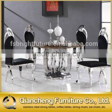 marble rotating round table for dining room