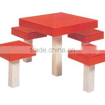 Steel Chairs Table Outdoor photo-3