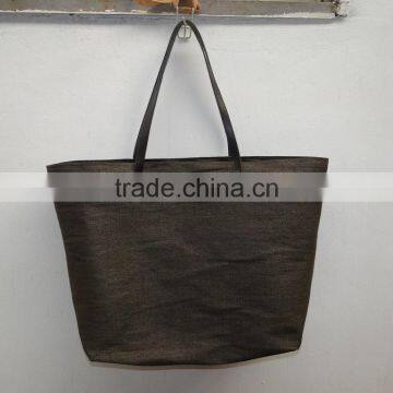 Simple Style Canvas Tote Shopping Bag photo-4