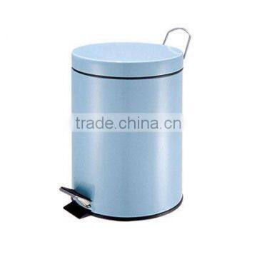 3 Litre Pedal Advertising Stainlee Steel Trash Bin Blue
