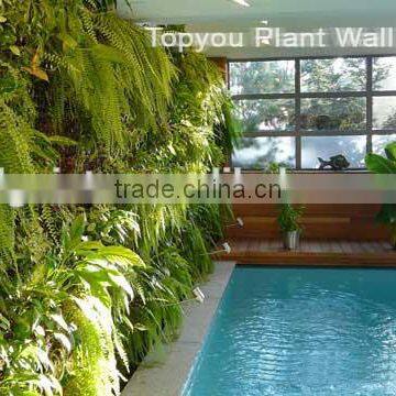 Lifelike Beautiful Artificial Plant Wall For indoor Landscape