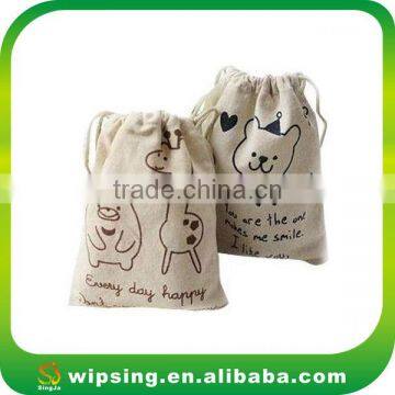 Custom Design Full Printing Cotton Drawstring Bag photo-4