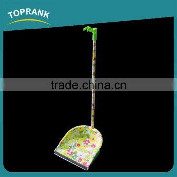 Toprank Household Cleaning Plastic Broom Dustpan Cleaning Set Plastic Broom Bristle With Soft Brush photo-2