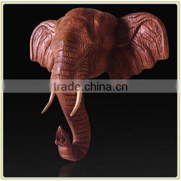 Modern Home Wall Decor Hanging Polyresin Elephant Head Figure Wholesale photo-3