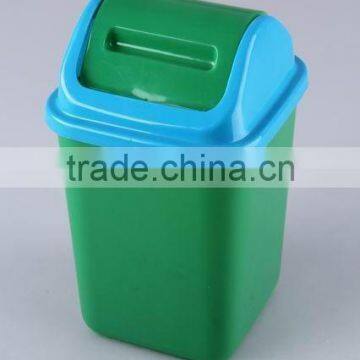 Square Plastic Trash Can/Rubbish Bin Household Garbage Can photo-5