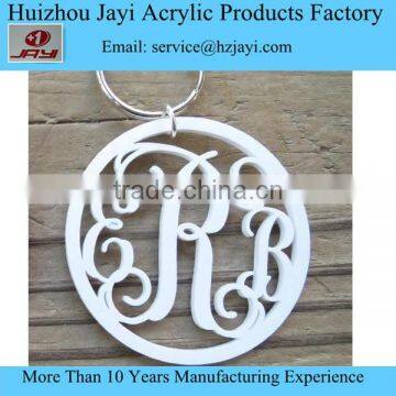 Wholesale Acrylic Lucite Customize Laser Cut Keychain China Manufacturers for Love Gift