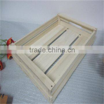 Modern Style Pine Wooden Storage Box Wooden Crates photo-4