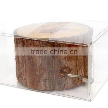 Wooden Music Box, Natural Wood Stump Music Box, Eco-friendly Music Box for Kid Gift photo-2