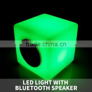 Wireless Bluetooth Speaker With Led Light/ Mini Portable Bluetooth Speaker/ Cube Bluetooth Speaker Table Lamp photo-4