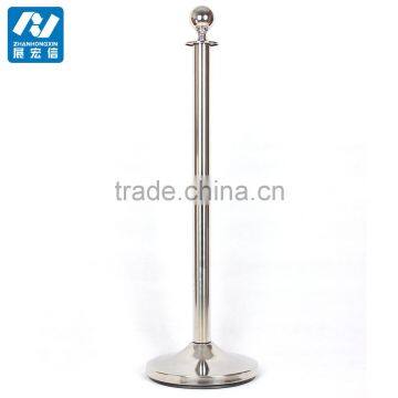 rope barrier stanchions with velvet rope end hooks for sale