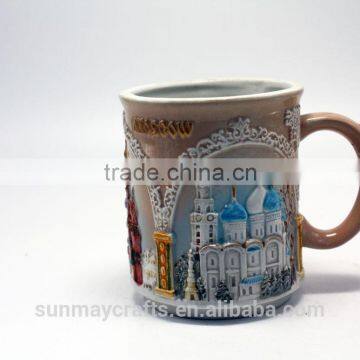 Wholesale Custom High Quality Russia MOSCOW Souvenir Ceramic Cup for Sale photo-4