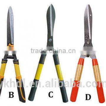 wood/steel handle garden hedge shear/hand pruner/pruning shear/lopper/aluminum trowel fork hoe