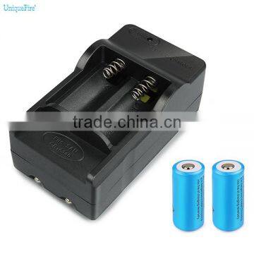 Unique fire American or European standard travel 2 slot lithium battery Charger