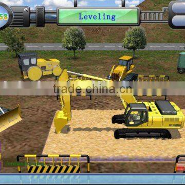 excavator training simulator with CE