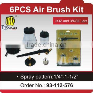 6pcs air brush kit