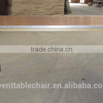 High Quality Rectangle Plywood Banquet Plastic and Wooden Folding Table photo-6