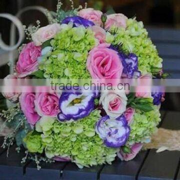 Hot sale fashion artificial bride's bouquet decoration for wedding