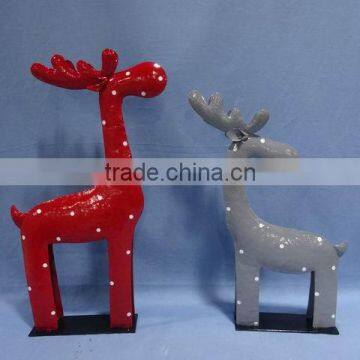 Iron HandMade Artifical Dollarma Craft Cheapest Reliable Golden Supplier Deer Christmas HXM5B601-6 photo-2