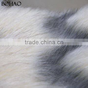 Thick 90mm Fur Height Knitted Long Pile Faux Fur Fabric Textile