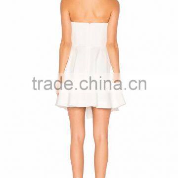 Trendy Woman Cocktail Dress Latest Design Sexy White Dress photo-2