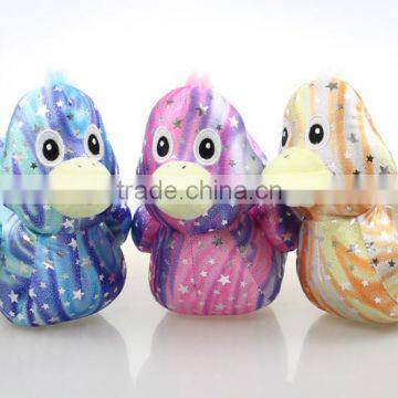 Cute 3 Color Wholesale Cheap Duck Light Toy Plush Duck With Sand photo-4