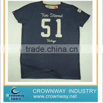 Vintage Applique Embroidery T shirt for Men