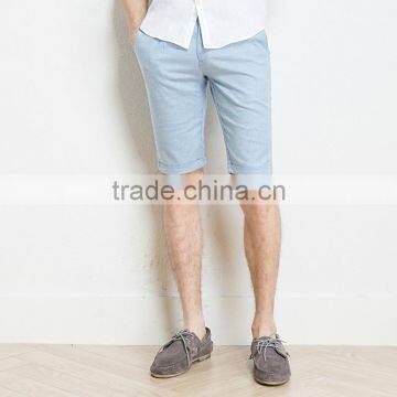 Linen Shorts in Summer Fashion Casual Color Pants Young Men All-match Slim Trousers Customized Your Order photo-5
