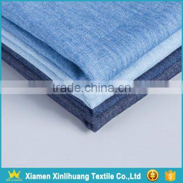 New Textile Washed 6.5 OZ Light Blue No Stretch 100% Cotton Denim Fabric photo-3
