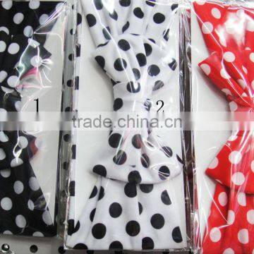 Fashion new latest jersey cotton dot hairband