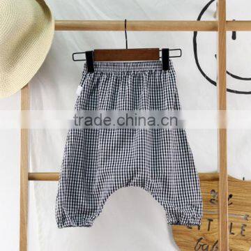 Wholesale Harem Pants Gingham Cotton Fabric Children Clothes Online Shop China photo-5