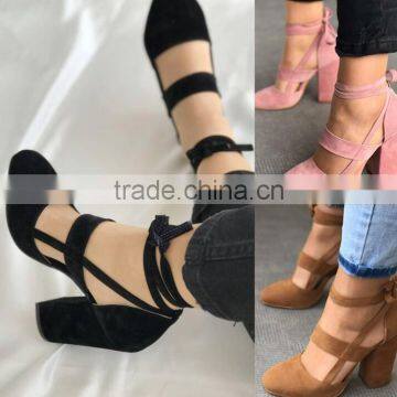 Zm35778a Latest High Heel Ladies Shoes Casual Fashion Big Size Sandals photo-4