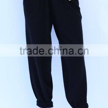 2016 Men Super Luxurious 12gg Flat Knitted Cashmere Pants photo-2