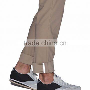 Delicate Straight Cut Pants 100% Cotton Plain Men Casual Pant photo-5