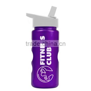 USA Made 22 oz Tritan Metalike Sports Bottle With Flip Straw Lid - metallic colors, BPA/BPS-free and comes with your logo