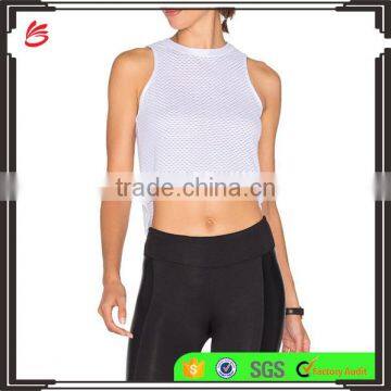 2017 Newest Women's Sexy yoga fitness mesh sports tops casual breathable yoga vest